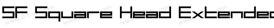 SF Square Head Extended字体转换